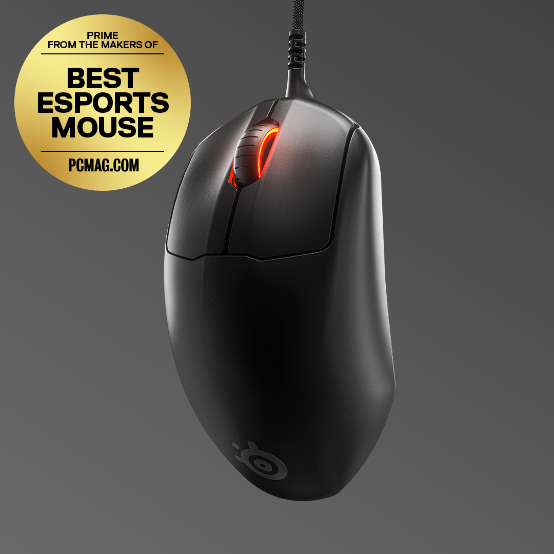 The Prime Mouse in all its gaming glory.