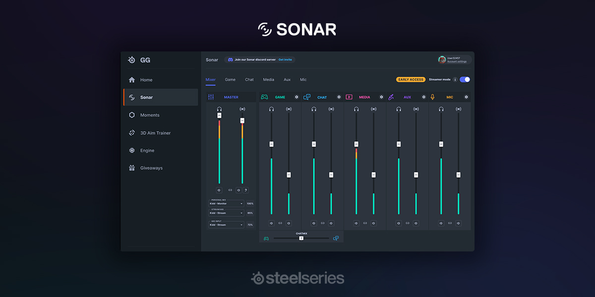 Sonar for Streamers