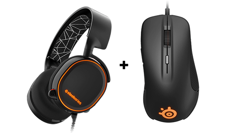 Arctis 5 Black + Rival 300 Black
