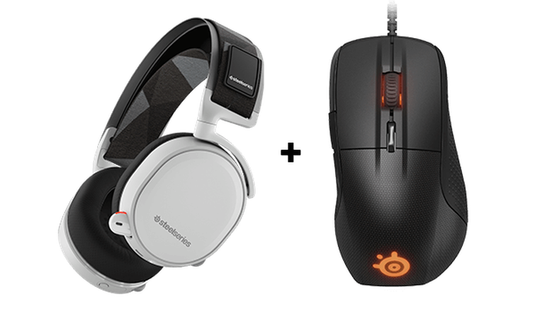 Arctis 7 White + Rival 700