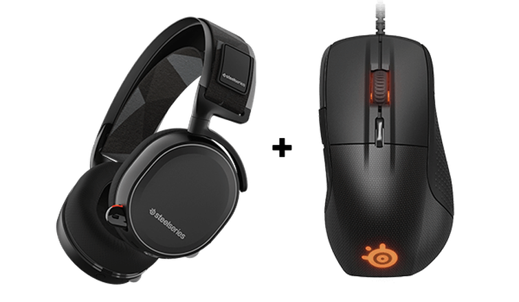 Arctis 7 Black + Rival 700