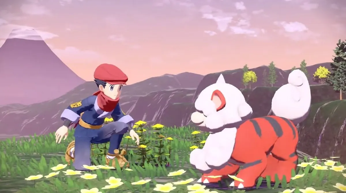 Pokémon Legends Arceus How to catch Hisuian Growlithe, Zorua, and