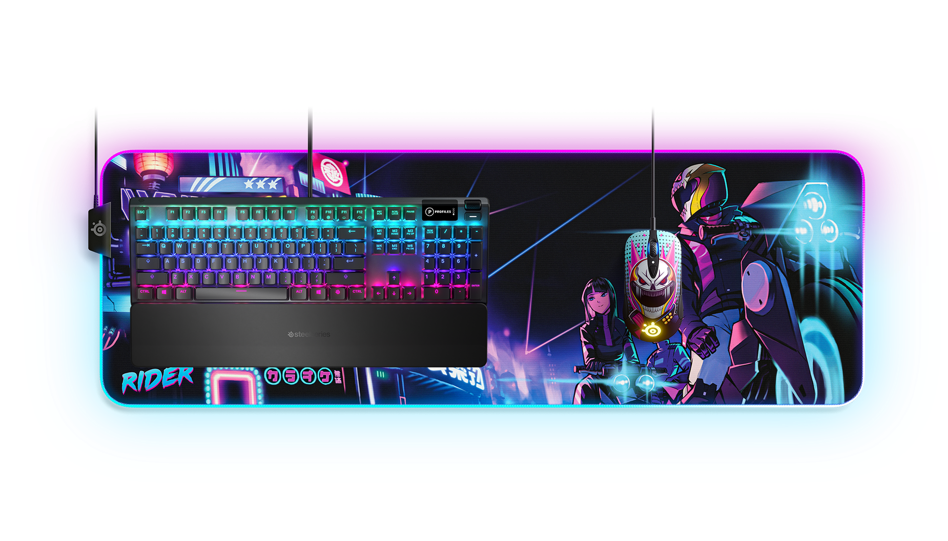 QcK Prism XL Neon Rider Edition SteelSeries