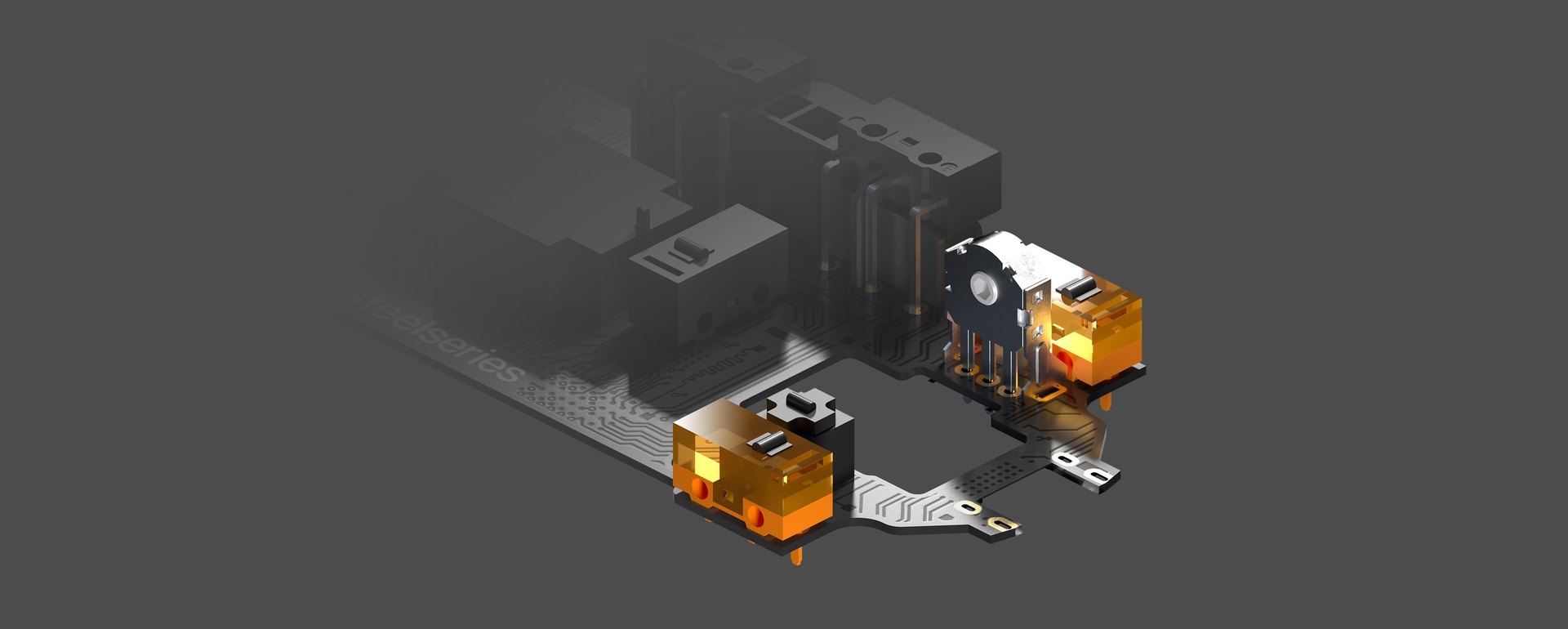 An illustration of the Rival 5's micro IP54 switches.