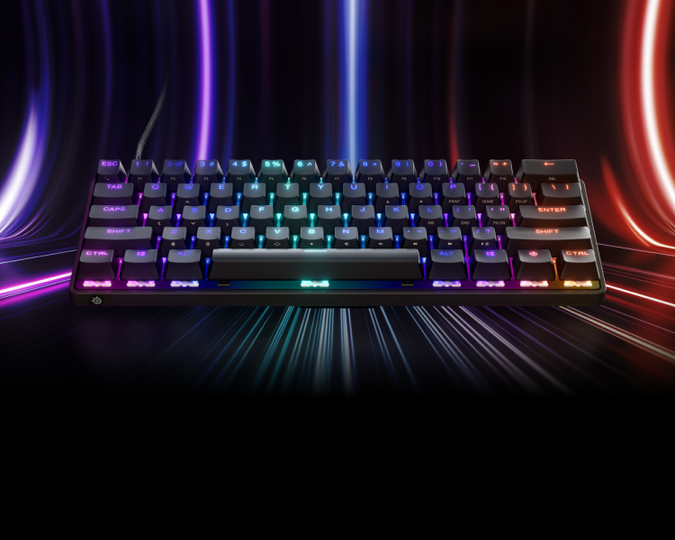 Apex 9 Mini | Mini gamingtoetsenbord met snelle optische schakelaars | SteelSeries Apex 9 Mini | Mini gamingtoetsenbord met snelle optische schakelaars | SteelSeries