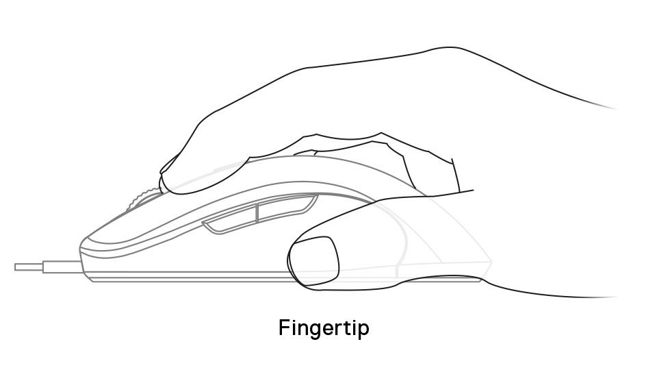 Sensei Ten fingertip grip example