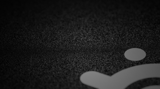 An close-up image of QCK Performance Speed Mousepad